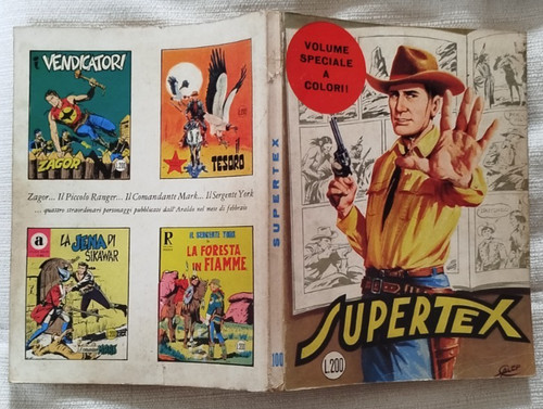 Tex 100 supertex - supertex, originale